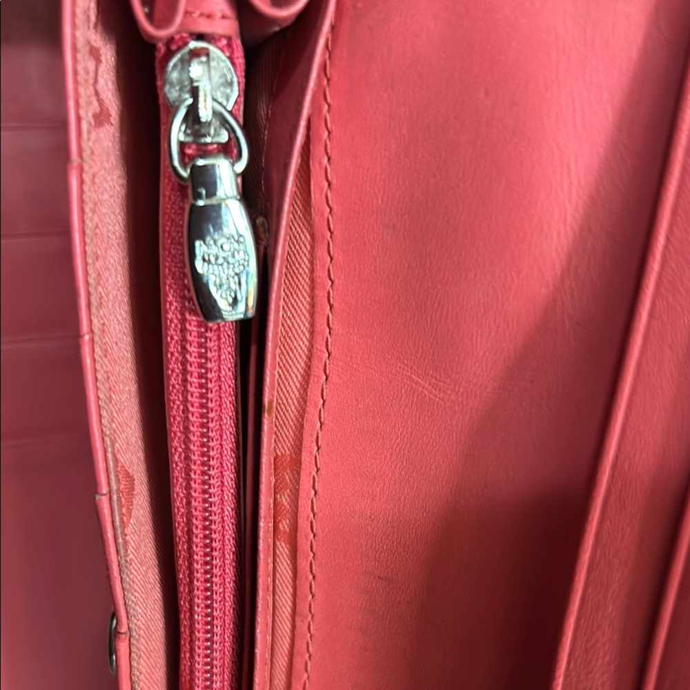 MCM Pink Leather Wallet - Picture 13 of 16